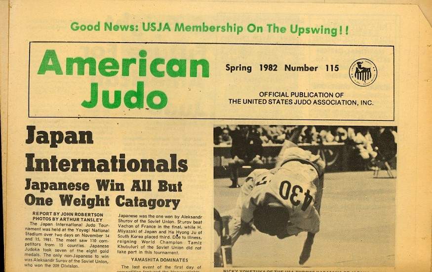 Spring 1982 American Judo Newspaper
